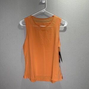 Nike Golf women small CI9824-871 Flex ACE Tank Top Orange Trance  Coral Dri Fit
